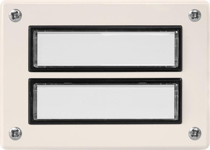 Produktbild Grothe GRO AP Klingeltableau mit55632ETA 632 WS 2 Tasten beleuchtet weiss