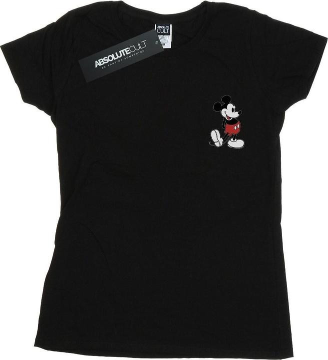 Immagine prodotto Disney Mickey Mouse Kickin Retro Chest Maglietta Donna (M)