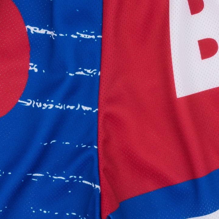 Actual product image Mitchell & Ness M&N Buffalo Bills JUMBOTRON 3.0 Basketball Shorts (XL)