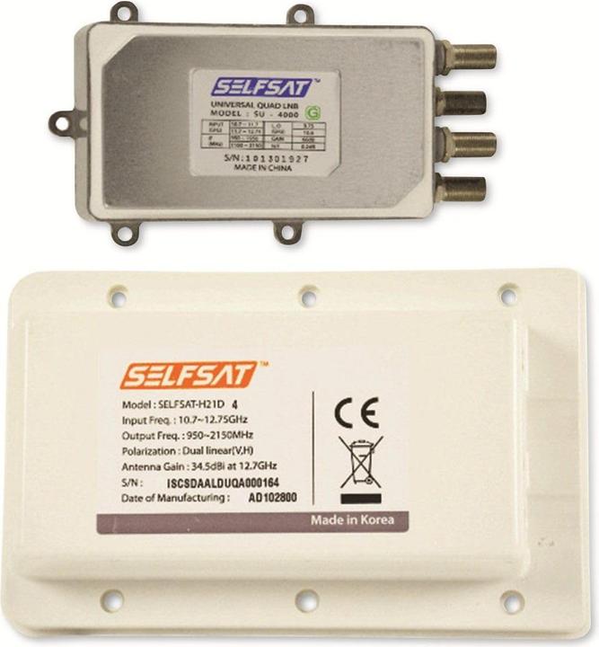 Produktbild Selfsat Self LDU4 - Quad LNB für H21 Antennen (Quad LNB)