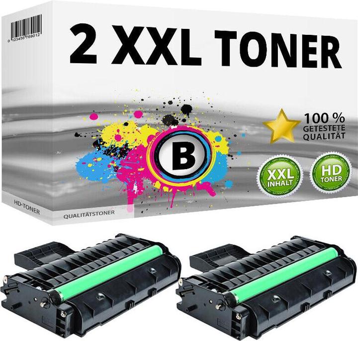 Produktbild Druckfuxx 2x XXL Toner für Ricoh SP201 SP 201 NW 203S 204 SN SP 211 SP 212 212W