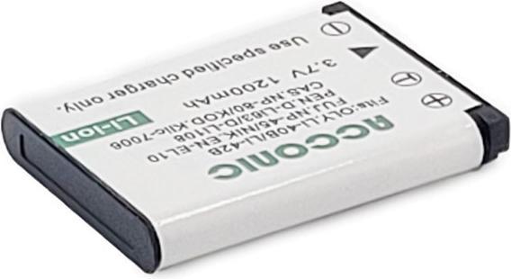 Actual product image Acconic Battery f. Kodak LI-40B/LI-42B Klic 7006 Li-40b Li-40b Nikon Li-40b CoolPix S200 (Rechargeable battery)