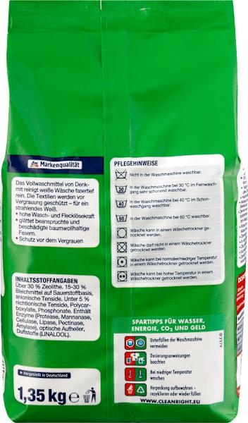 Nutritional values and ingredients dm Denkmit Heavy duty detergent powder (20 Washing cycles, Washing powder)