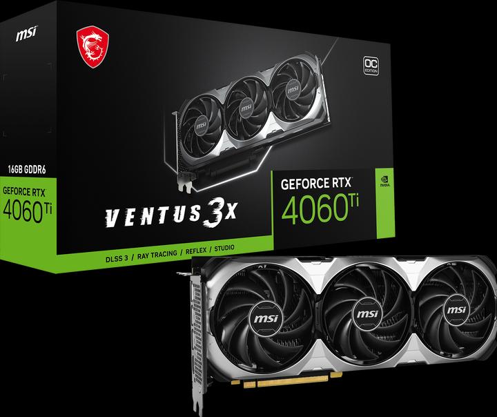 MSI RTX 4060 TI 16GB Ventus 3X OC (16 GB)