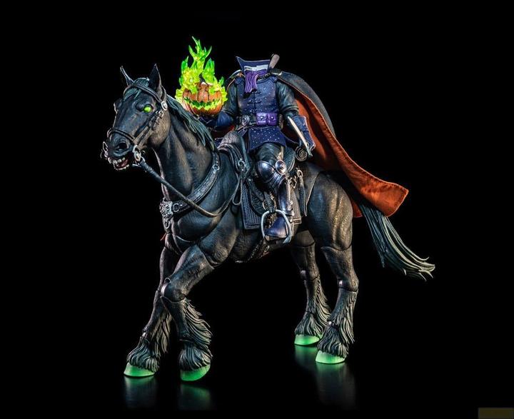Immagine prodotto Four Horsemen Toy Design Figura Obscura action figure Cavaliere senza testa Spettrale verde
