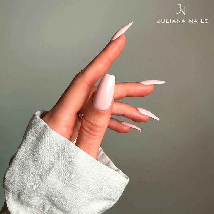 Actual product image Juliana Nails No File - Press-On Fullcover Tips clear – Ballerina - medium (Artificial nails, Transparent)