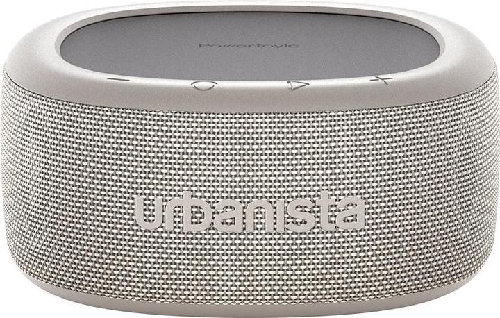 Image du produit Urbanista Malibu Desert Gray Enceinte portable Bluetooth avec panneau solaire (24 h, Panneau solaire)