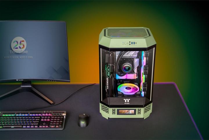 Actual product image Thermaltake The Tower 300 Matcha Green (mATX, Mini-ATX)