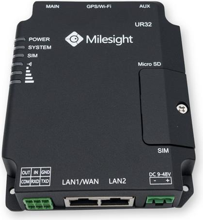 Immagine prodotto Milesight Router cellulare IoT Ind. UR75 4G GPS Wi-Fi