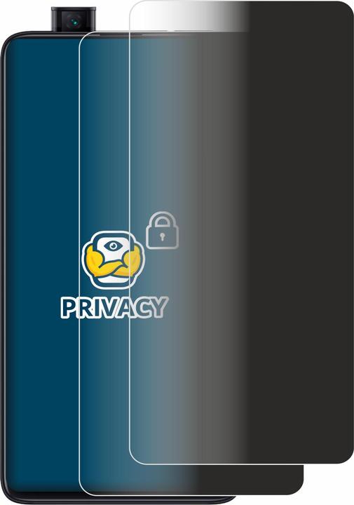 Productafbeelding BROTECT Anti-spionnetje privacyfolie Beschermfolie tegen blauw licht (2 Stuk, Xiaomi Mi 9T)
