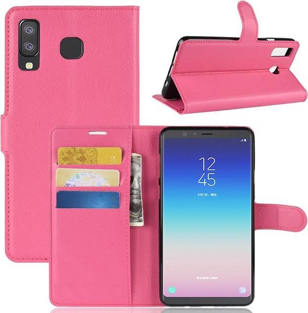 Produktbild MU Classic Litchi Leder Bookcover Series (Samsung Galaxy A8 Star)