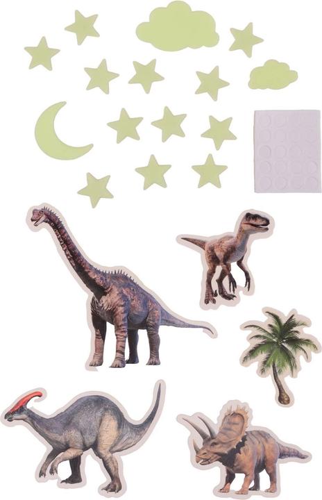 Produktbild Johntoy Im Dunkeln leuchtende Dino-Wandaufkleber