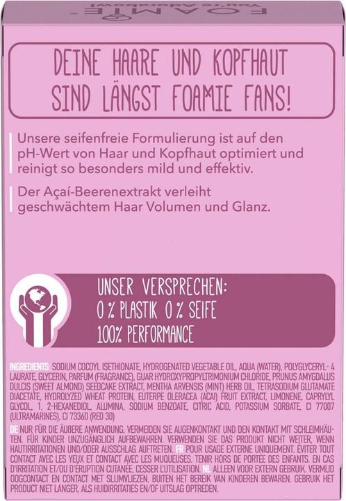 Produktbild Foamie Festes Shampoo You're Adorabowl (80 ml, Festes Shampoo)