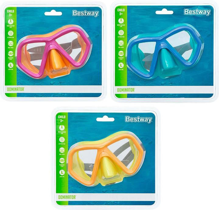 Actual product image Bestway Diving goggles 3-6 years 3 assorted