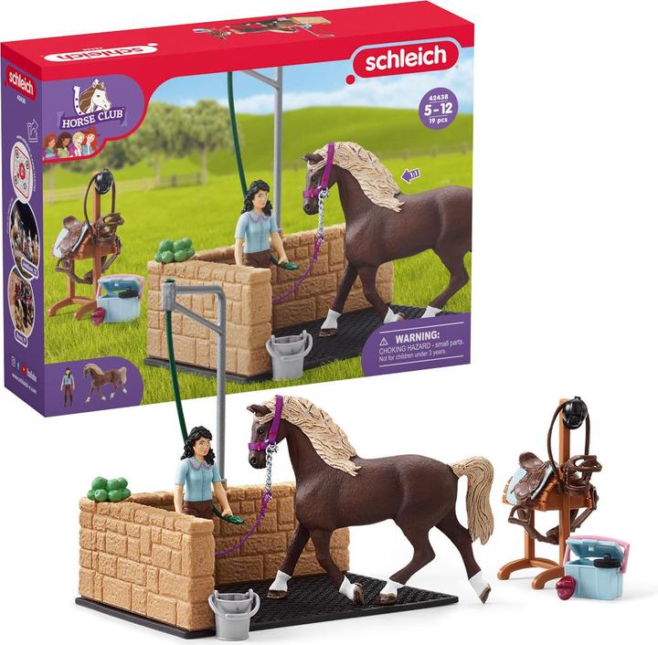 Immagine prodotto Schleich Box per il lavaggio dei cavalli con Emily e Luna di Hor