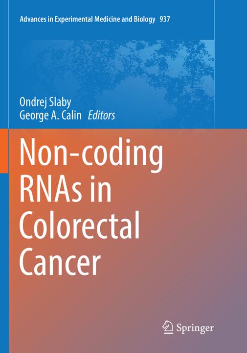 Produktbild Non-coding RNAs in Colorectal Cancer (Englisch, Ondrej Slaby, George A. Calin, 2018)