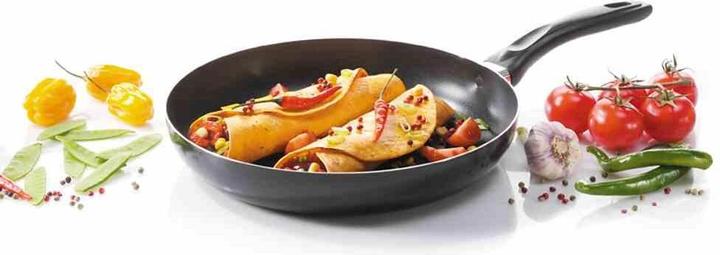 Actual product image Krüger Karl 1024 EN Aluminium Pan Delphi, 24 cm, Black (Frying pan)