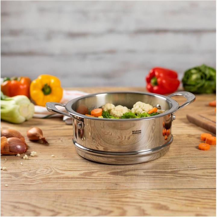 Actual product image Kuhn Rikon Steamer insert with handle Ø 18cm (18 cm, Metal)