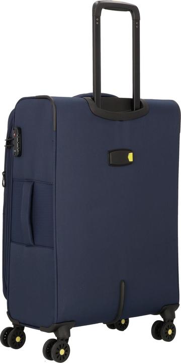 Produktbild D&N Travel Line 9704 4 Rollen Trolley M 68 cm mit Dehnfalte (75 l, M (50 - 90l))