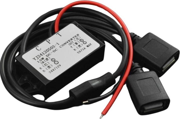 Produktbild DFRobot 8-32V auf 5V 3A DC-DC Dual USB Abwärtswandler Step Down