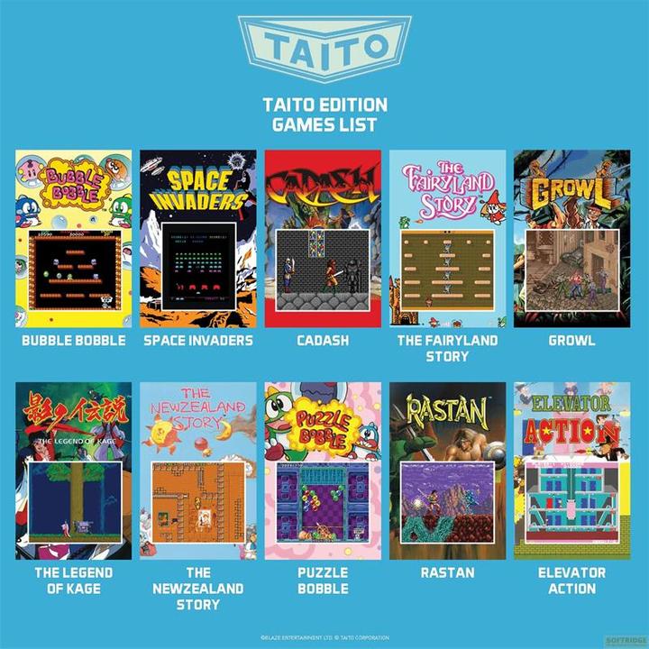 Actual product image Blaze Evercade Alpha Taito Bartop Arcade (INT)