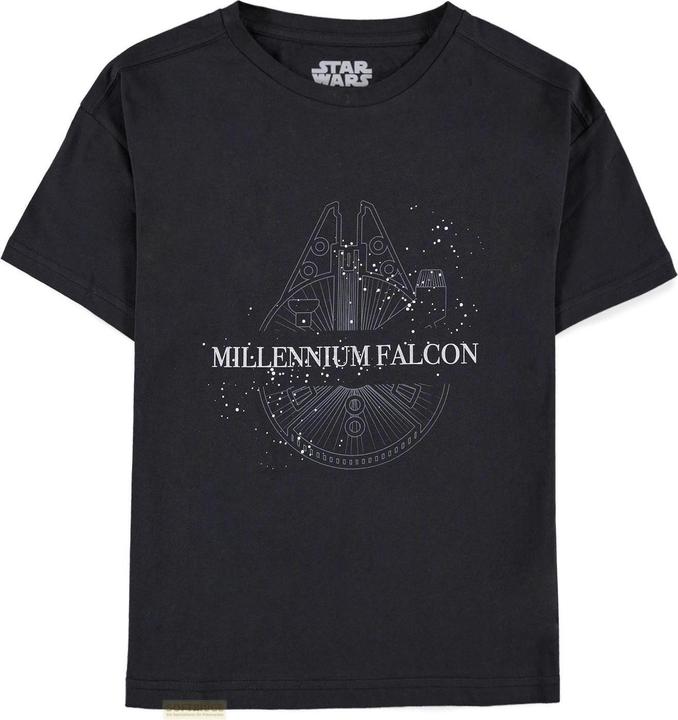 Star Wars Boys Acid Wash Short Sleeved Tshirt (146)