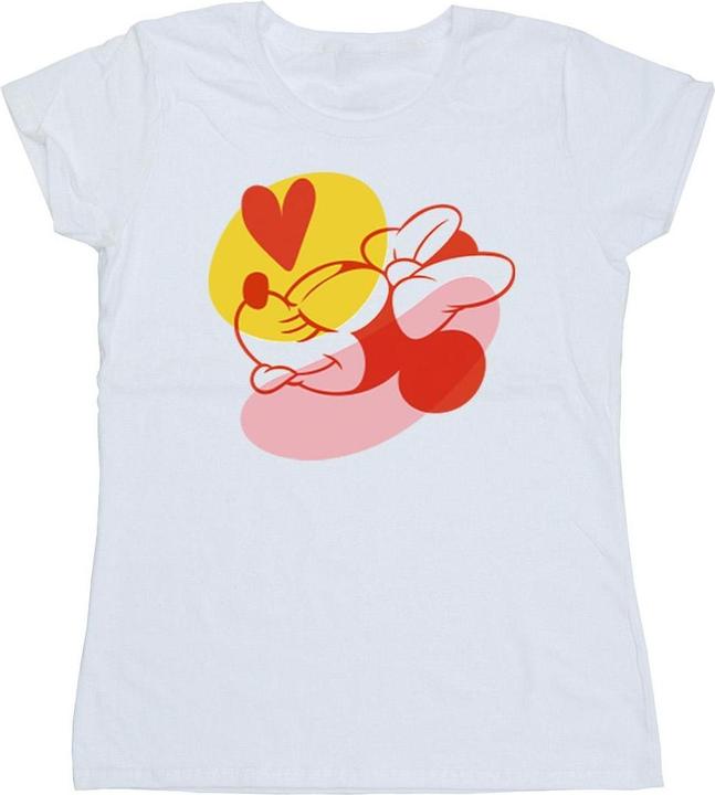 Immagine prodotto Disney Minnie Mouse Tongue Heart Maglietta Donna (XL)
