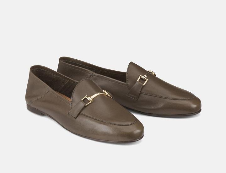 La Redoute Collections Signature Ledermokassins mit Morsetti