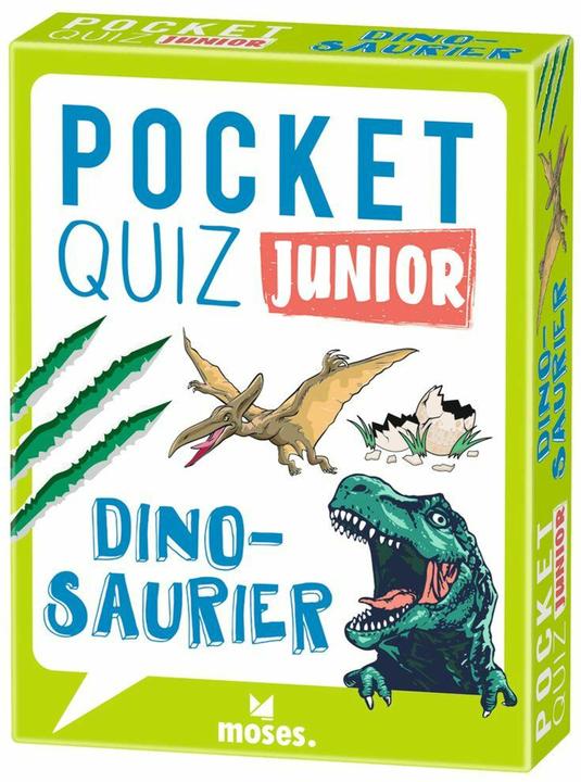 Actual product image Pocket Quiz junior dinosaurs (German)