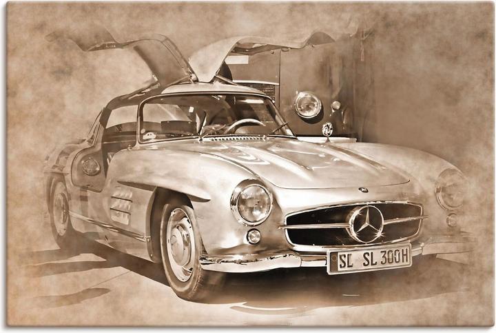 Image du produit Artland Poster Mercedes 300 SL Gullwing classique U4OA 120x80 cm (90 x 60 cm)