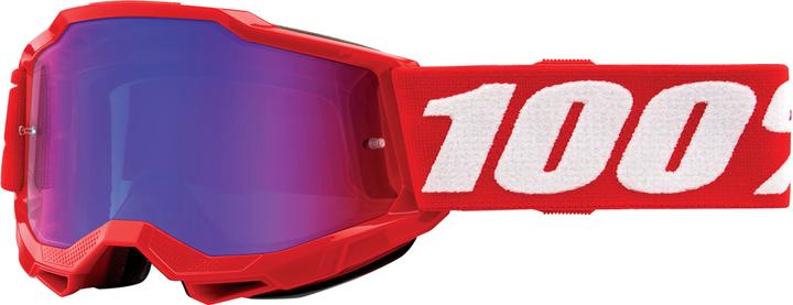 Produktbild 100% Accuri 2 Jr. Goggle Neon/Red - M. Red/Blue (Neon, Red, Mirror Red, Blau)