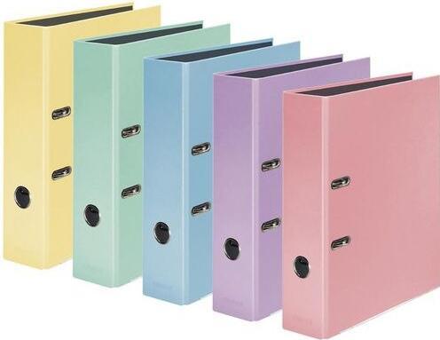 Produktbild Falken Ordner Pastel Color A4 80 mm Pappkarton 2-Ring 10 Stück (A4, 80 mm, 10 Stück)