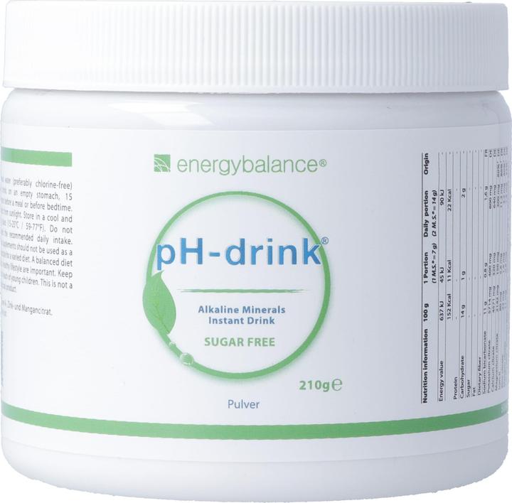 Actual product image Energybalance pH-drink sugar-free Plv (1 Piece, Powder, 210 g)