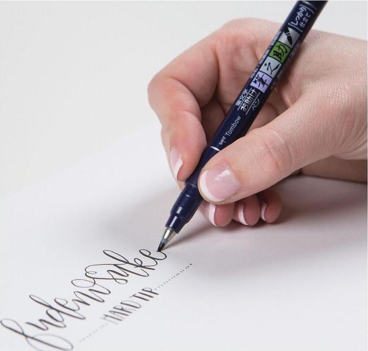 Actual product image Tombow Fudenosuke (Black, 3 mm, 1 x)