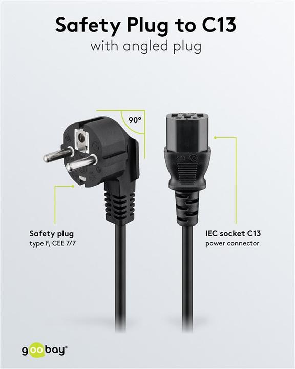 Actual product image Goobay Cold device connection cable (5 m)