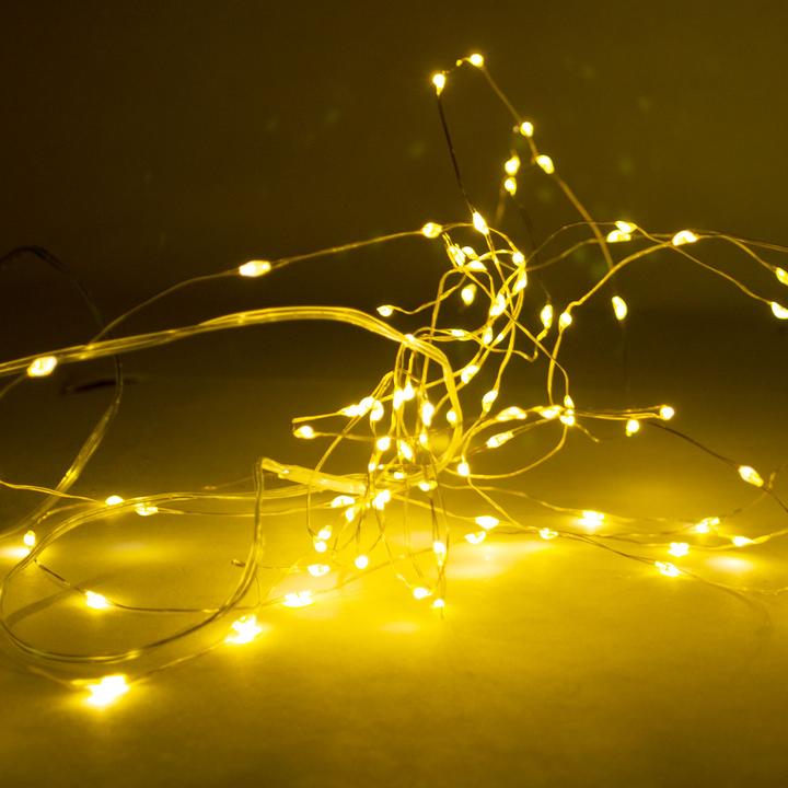 Image du produit H & S Collection Fil lumineux solaire, 100 LED, IP44 (2 m)