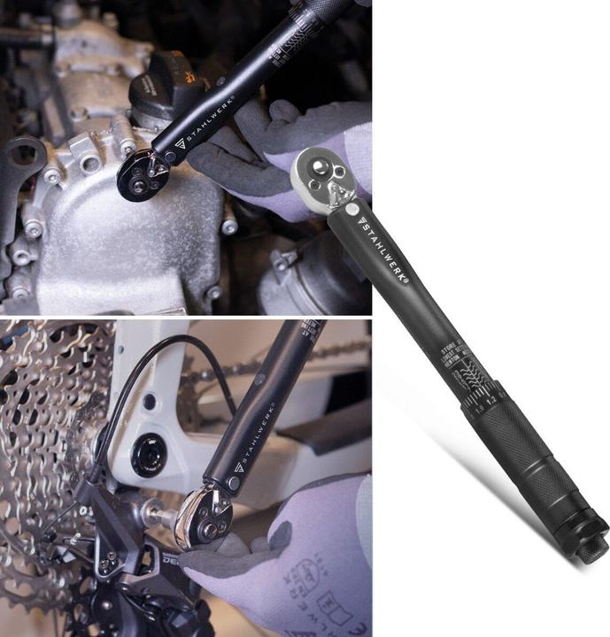 Produktbild Stahlwerk Drehmomentschlüssel TW-25 ST 5-25 Nm 1/4“ Zoll Umschaltknarre (1/4", 5 Nm, 25 Nm)