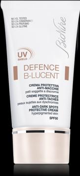 BioNike Defence B-Lucent Crema protettiva contro le macchie scure (Crema solare viso, SPF 50, 40 ml)