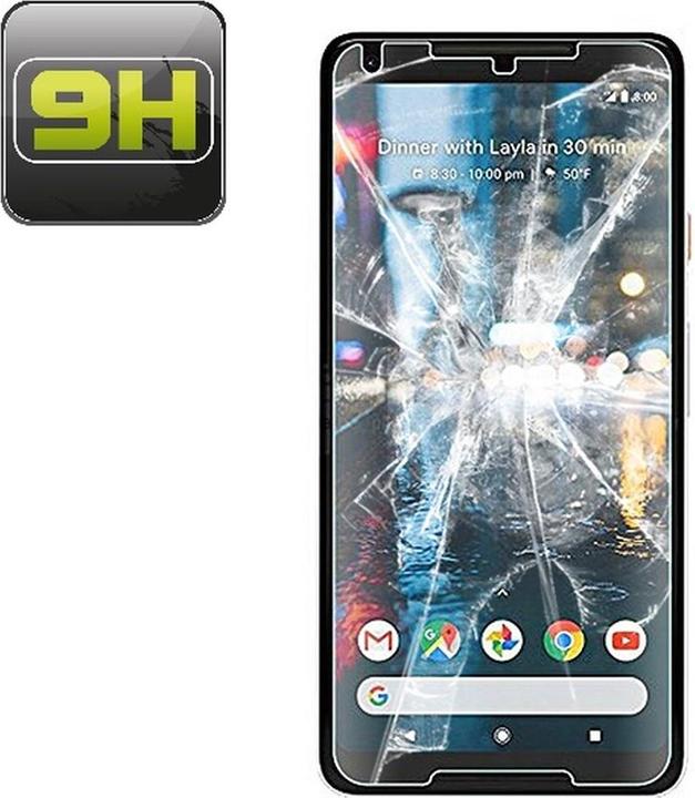 Actual product image Protectorking 1x real tempered 9H armoured glass 3D CLEAR (1 Piece, Google Pixel 2 XL)