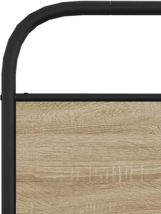 Image du produit VidaXL Cadre de lit sans matelas 90x200 cm chêne fumé bois composite (90 x 200 cm)