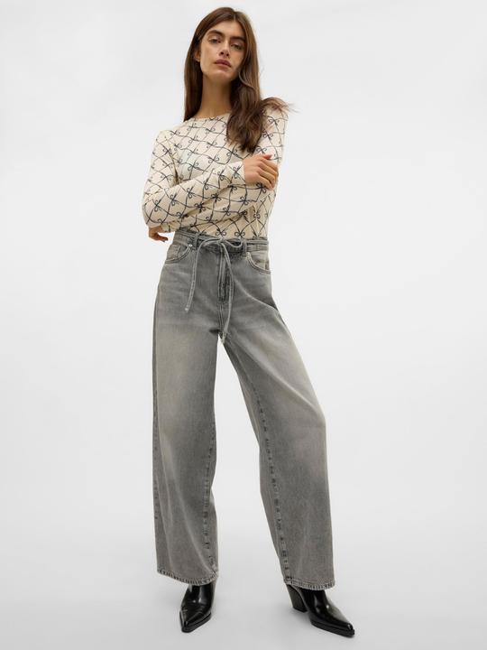 Produktbild Vero Moda VMWIEN Mid Rise Weiter Beinschnitt Jeans Weit geschnitten (W28/L32)