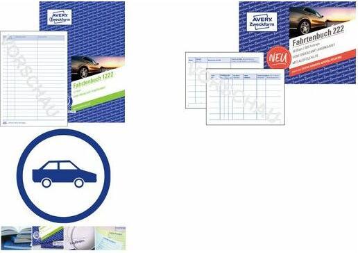Immagine prodotto Avery Moduli per il registro del conducente, auto con consumo di carburante 222-5 DIN A6 orizzontale 1x (56 x)