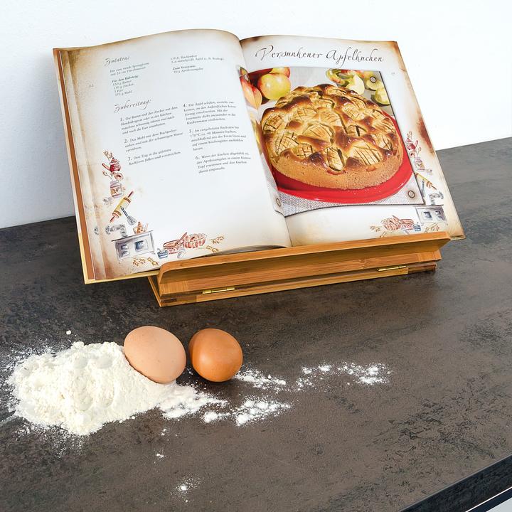 Immagine prodotto Relaxdays Stand per libri di cucina (33 x 22,5 x 22 cm)