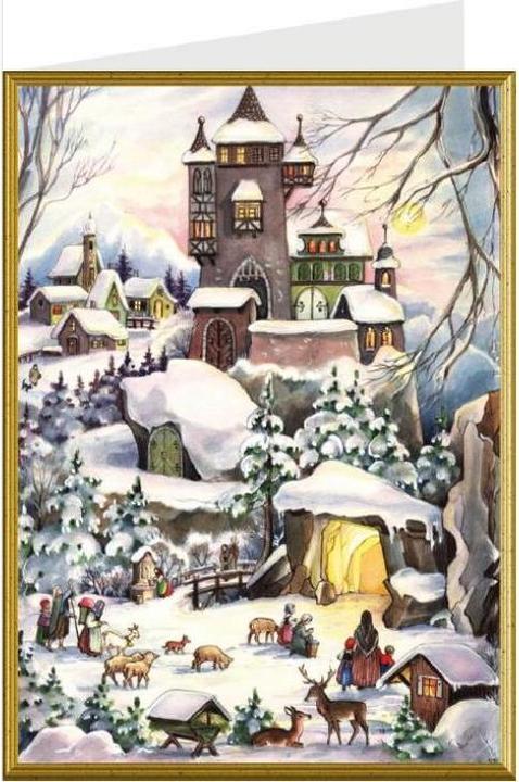 Immagine prodotto 99077 - Cartolina di Natale - Vecchio castello (1 pz.)
