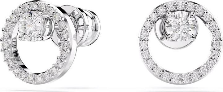 Image du produit Swarovski Constella Clous d'oreille ronds blancs (Métal Swarovski)