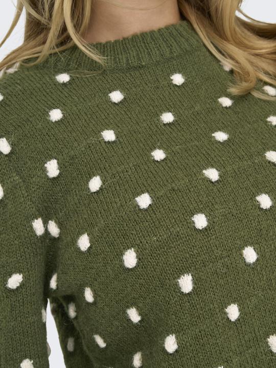 Actual product image JdY Regular fit High neck Long cuffs Puff sleeves Pullover Knitted jumper (XXL)