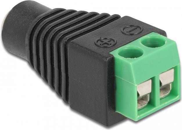 Produktbild Delock Adapter DC 1,35 x 3,5 mm Buchse > Terminalblock 2 Pin