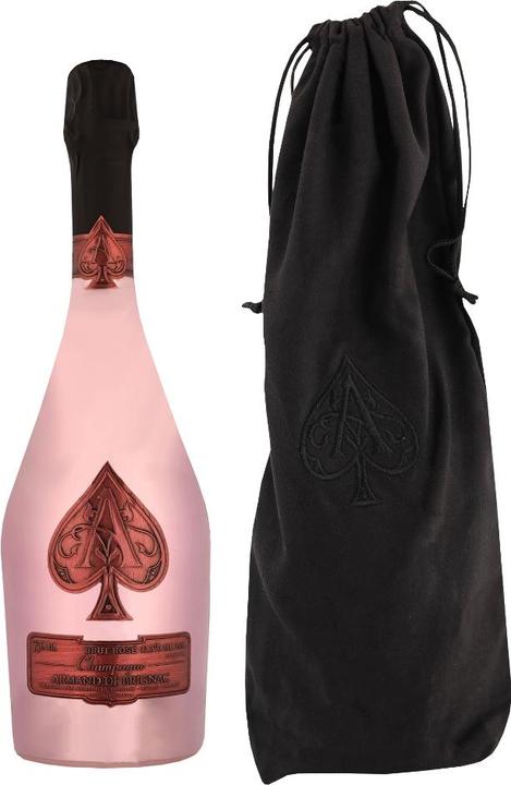 Actual product image Armand de Brignac Brut Rose Champagne in velvet bag 0,75l 12,5%