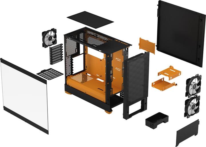 Productafbeelding Fractal Pop Air RGB TG (ATX, mATX, Mini-ITX)