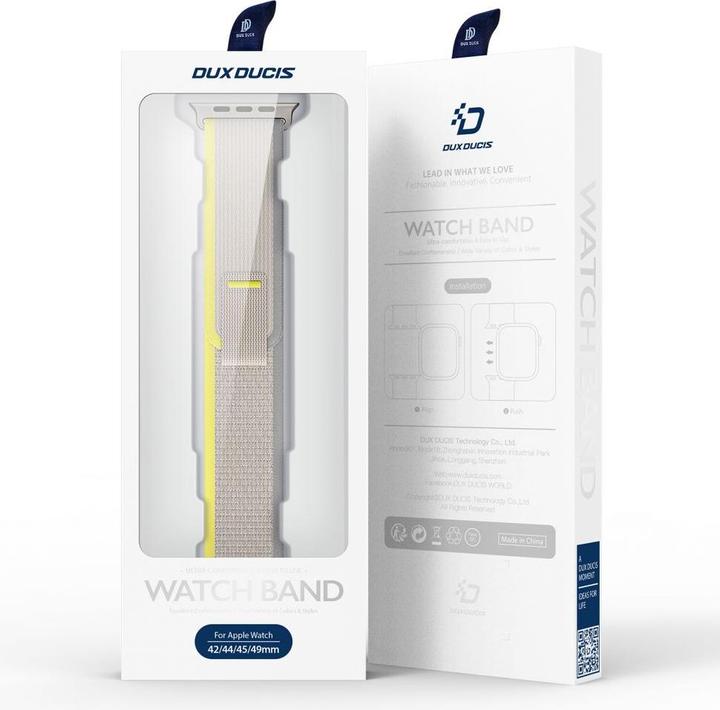 Immagine prodotto Dux Ducis Cinturino sportivo in velcro per Apple Watch 8/7/6 / SE / 5/4/3/2/1 (38, 40, 41 mm) Strap (40 mm, 38 mm, 41 mm, Nylon)